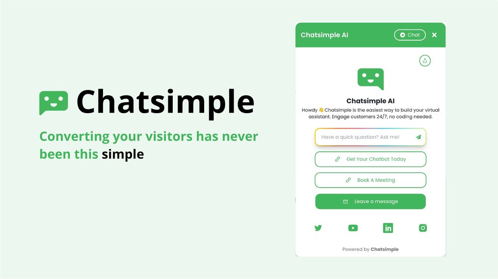 Read more about the article Chatsimple – Chatbots on the website for support and sales assistance