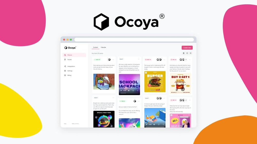Read more about the article Ocoya – AI Social Media Management Tool