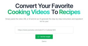 Read more about the article Video2Recipe – Tool to convert cooking videos into recipes